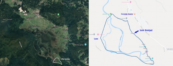 Cerknisko jezero Zemljevid+Pot izvirov Skupaj